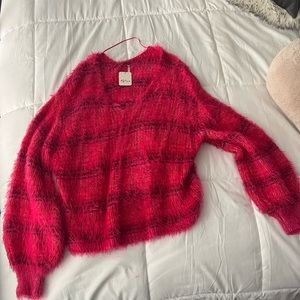 Free People pink sweater
